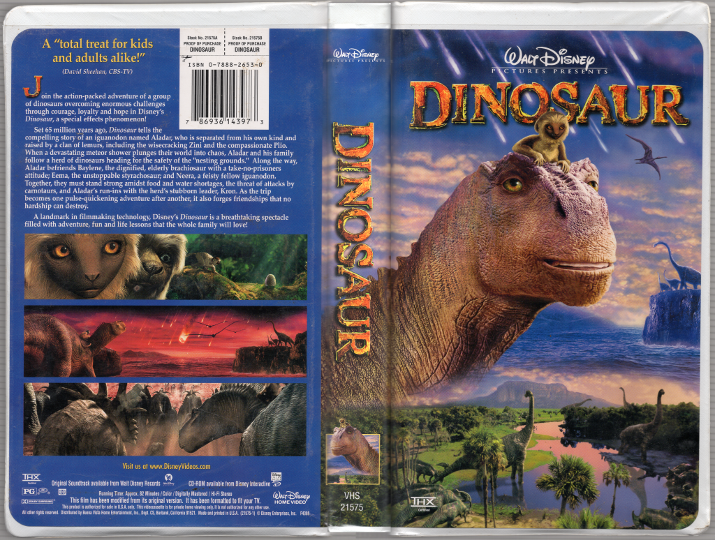 Dinosaur (2000) VHS